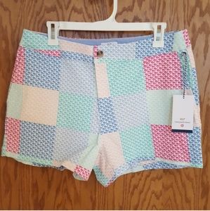 VINEYARD VINES shorts pastels new, size 0& 4 patchwork pink,blue